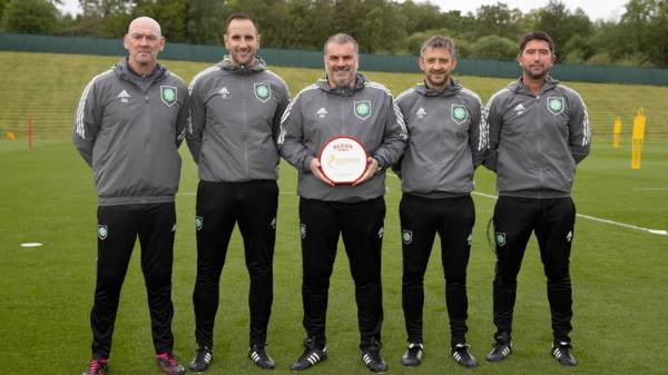 Ange Postecoglou is the SPFL Premiership Manager of the Season