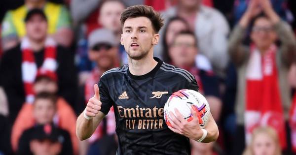 Kieran Tierney wanted for Arsenal stay by club hero who pitches Champions League theory