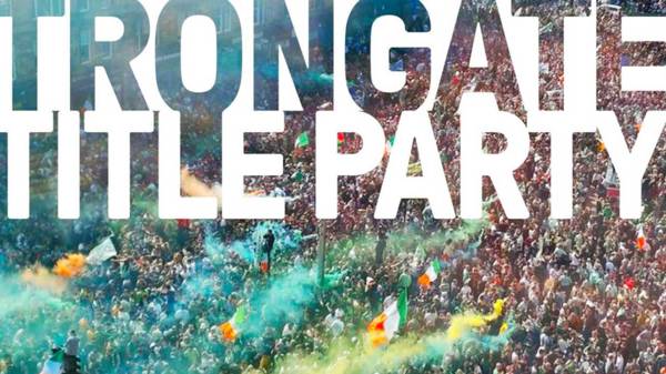 Trongate Title Party; Green Brigade Send Out Invites