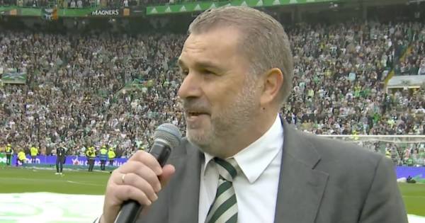 Ange Postecoglou’s Celtic champions speech in full as he aims further ‘lucky’ jibe at Michael Beale