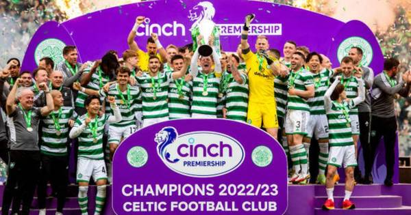 Celtic title party in pictures as Hoops get hands on league trophy after five star show vs Aberdeen