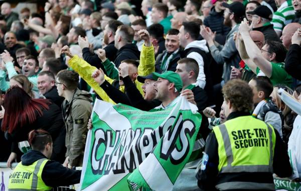 New drone captures unreal scenes as Celtic fans party in city centre