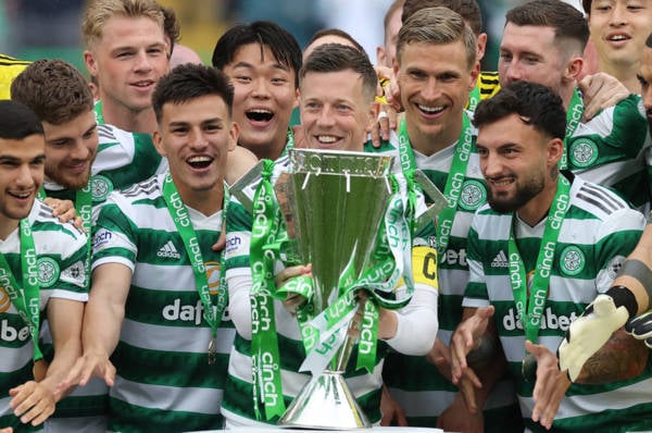 Celtic share brilliant dressing room title party footage