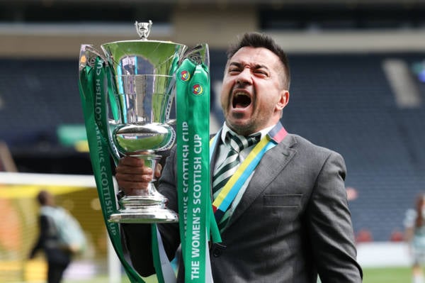 Fran Alonso reacts to Celtic’s Scottish Cup win vs Rangers