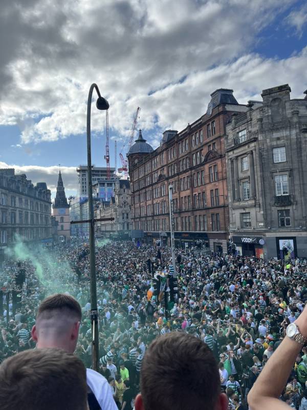 Video: Breathtaking Drone Footage of Celtic Fans Celebrating