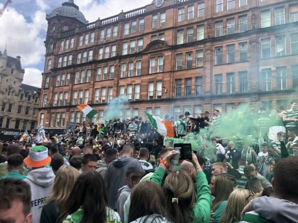 Celtic’s City Centre celebrations were essentially trouble free