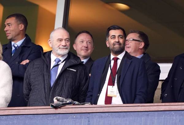 Humza Yousaf targeted by Rangers supporters deflecting from the truth