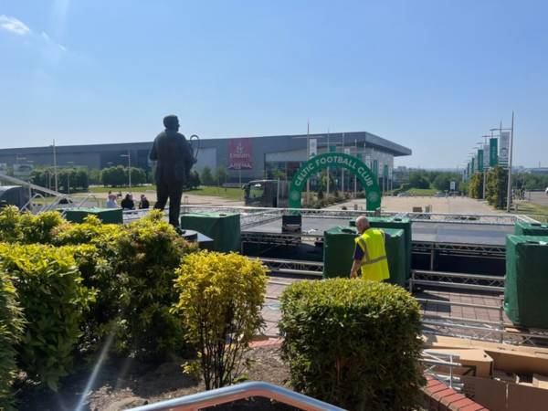 Images: Celtic Way Gets Makeover Ahead of Scottish Cup Final