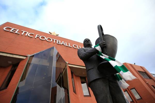 New addition at the front of Celtic Park as the club prepare for more trophy celebrations