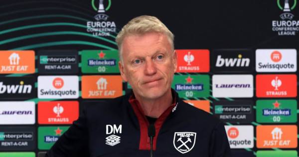 David Moyes responds to Celtic talk after being installed as favourite to replace Ange Postecoglou