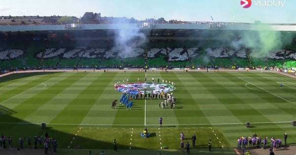 Celtic fans unveil stunning ‘On to Victory Once More’ tifo ahead of Scottish Cup Final vs Inverness