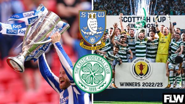 Sheffield Wednesday’s Barry Bannan reacts to Celtic treble