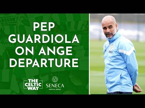 Pep Guardiola reacts to Celtic losing Ange Postecoglou to Spurs