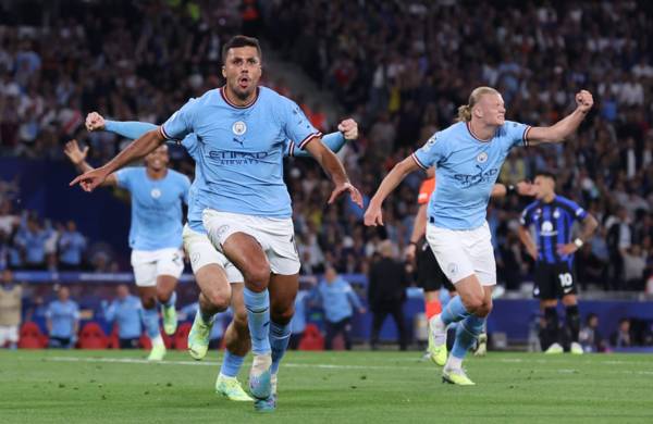 Manchester City join elite group pioneered by Celtic with UEFA Champions League win