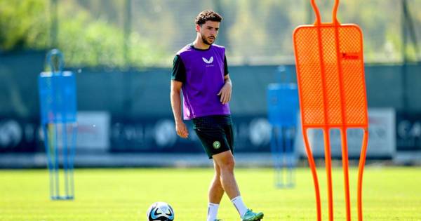 Mikey Johnston jinks into view for Ireland and Celtic