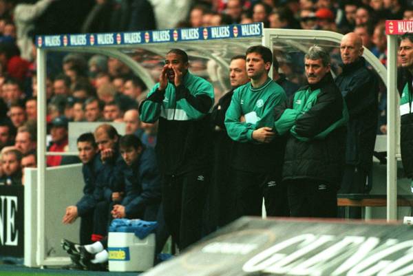 Celtic’s 12th Manager (1999-2000) – John Barnes, his feet barely touched the ground on the way out