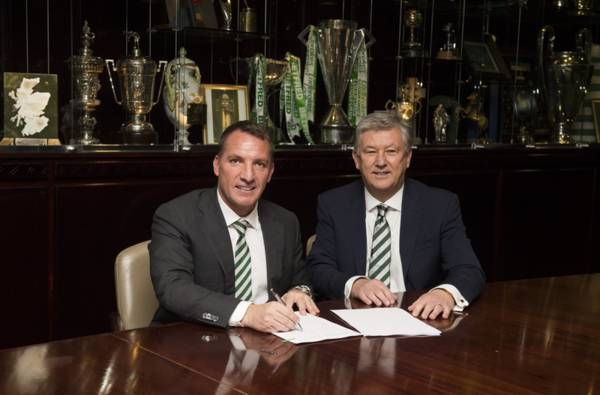 Peter Lawwell hails ‘outstanding’ Brendan Rodgers after Celtic return