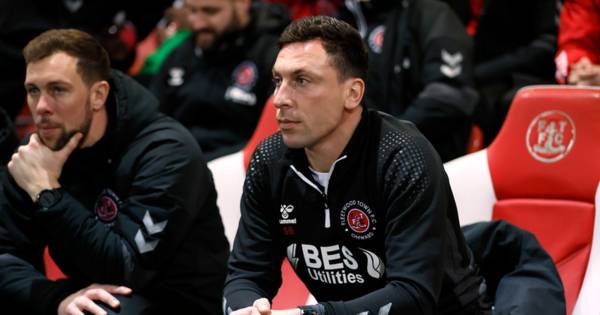 Inside track on Celtic hero Scott Brown in Fleetwood boss role as Steven Whittaker gives insight