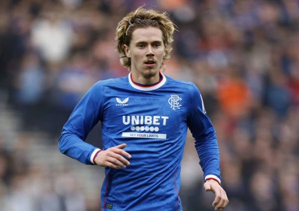 Rangers’ Todd Cantwell takes dig at Celtic hero on Twitter