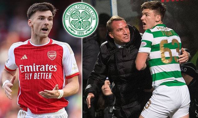 Kieran Tierney considers £25m Celtic return under Brendan Rodgers despite Manchester City links