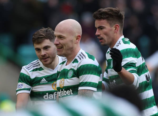 Brendan Rodgers reacts as Celtic midfielder Aaron Mooy announces retirement