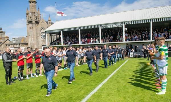 Fraserburgh do themselves proud against Celtic in poignant friendly