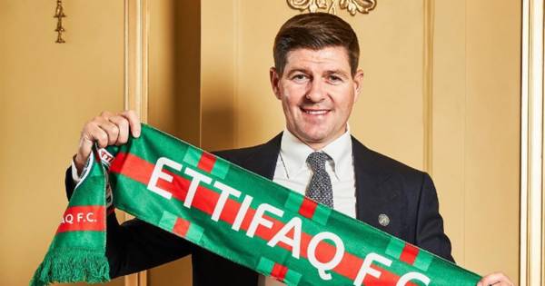 Steven Gerrard Al-Ettifaq move defended by Celtic hero Peter Grant with ‘no qualms’ response