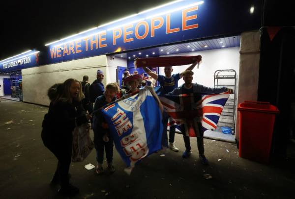 Watch as staunch bears discuss new Ibrox recruits getting shown around Jimmy Bell’s gloryhole