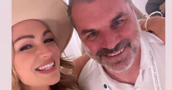 Laura Woods in Ange Postecoglou Tottenham and Arsenal ‘mates’ quip after Wimbledon meeting