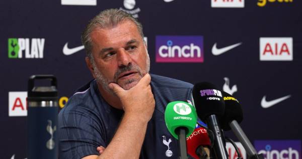 Ange Postecoglou bites back at Celtic ‘step up’ quizzing as Tottenham boss reiterates Hoops ‘love’