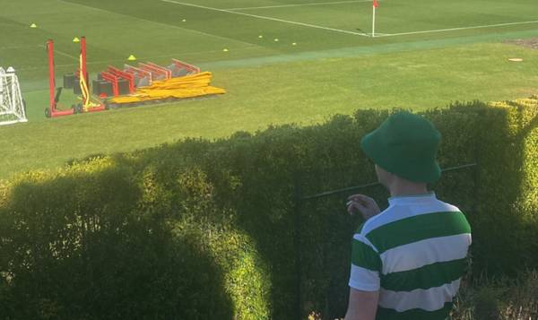 Brilliant – Sneaky Celtic Fans Get Peak of Behind Closed Door Game in Portugal