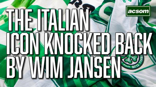 The Italian icon that Wim Jansen knocked back, as Celtic stopped the ten