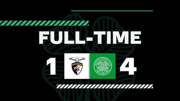 Four Separate Goal Scorers as Bhoys win 4-1 in Portugal