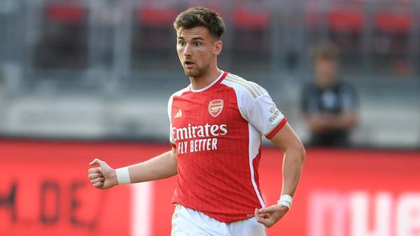 Celtic manager Brendan Rodgers refuses to rule out a move for Arsenal star Kieran Tierney despite admitting his side ‘wouldn’t be able to pay the left-back’s huge salary’