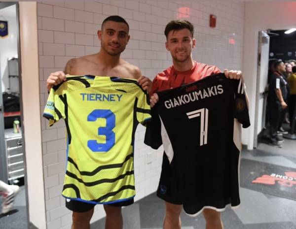 When Gorgios Giakoumakis met Kieran Tierney in the United States