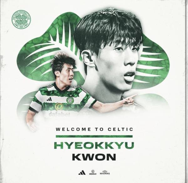 Confirmed: Celtic Confirm Second Signing of the Day as Kwon Pens 5-Year Deal