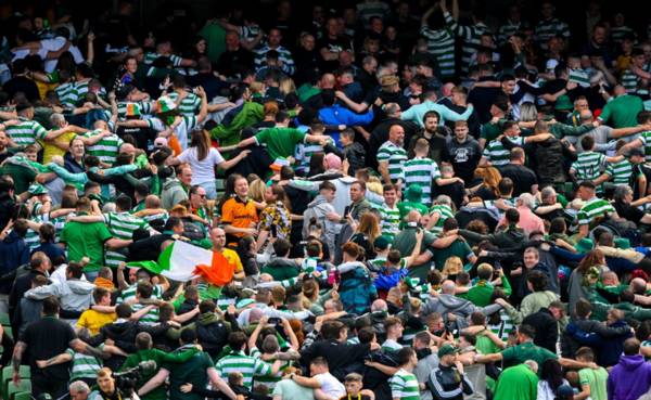 The official attendance in Dublin as Irish fans turn out in numbers for Celtic; Rodgers loves it