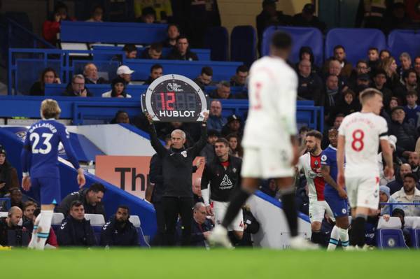 Celtic fans watch on with interest as the English crackdown on time-wasting begins