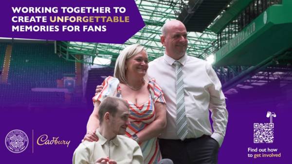 Video: Celtic and Cadbury extend partnership to help provide memorable experiences for supporters