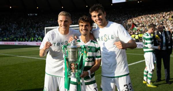 Carl Starfelt Celtic transfer exit saddens Matt O’Riley as star jokes: ‘I’m losing all my friends here’