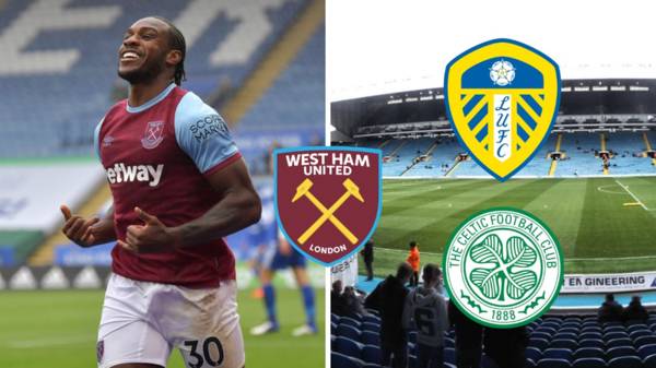 Leeds United to battle Celtic for West Ham’s Michail Antonio