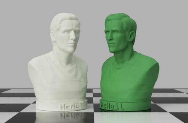 Celtic Rangers ‘legends’ chess set launched by 3D Scotland