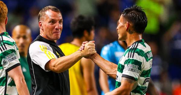 Brendan Rodgers drops Celtic one liner after hardline Alexandro Bernabei stance as defender has ‘alarm set now’