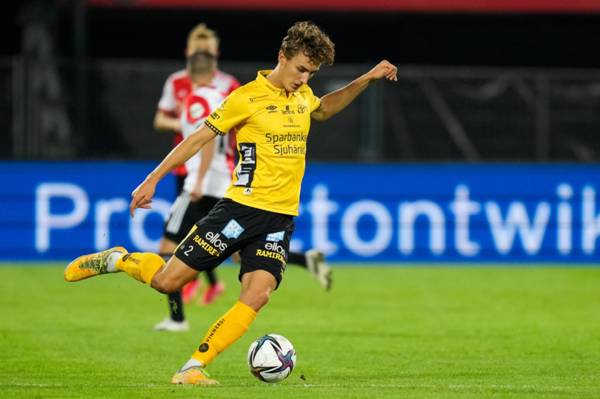 Gustaf Lagerbielke makes surprise appearance ahead of proposed Celtic move