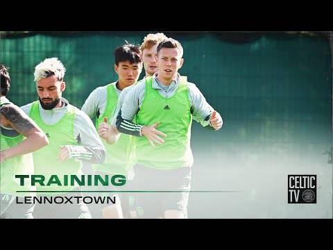 Celtic Training: The Bhoys train at Lennoxtown before a return to Paradise to face St Johnstone!