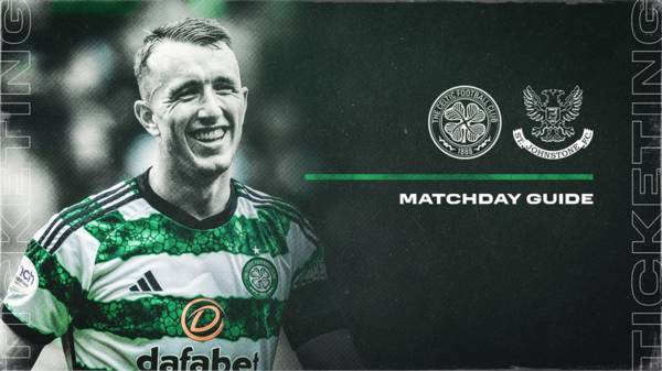 Your Celtic v St Johnstone Matchday Information