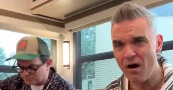 Robbie Williams turns Ange Postecoglou cheerleader as Tottenham boss serenaded by superstar singer