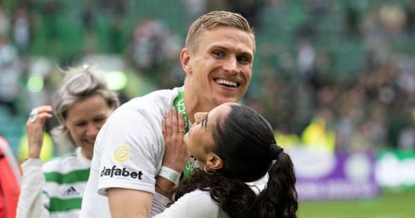 Carl Starfelt addresses Celtic transfer exit speculation over Jacynta relationship and reveals Brendan Rodgers surprise