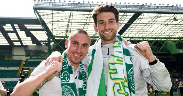 Celtic hero Scott Brown sends Charlie Mulgrew retirement message as ex-Scotland star hangs up boots