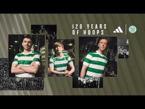 🧵 An iconic jersey detailing 120 years of the Green & White Hoops! 🟢